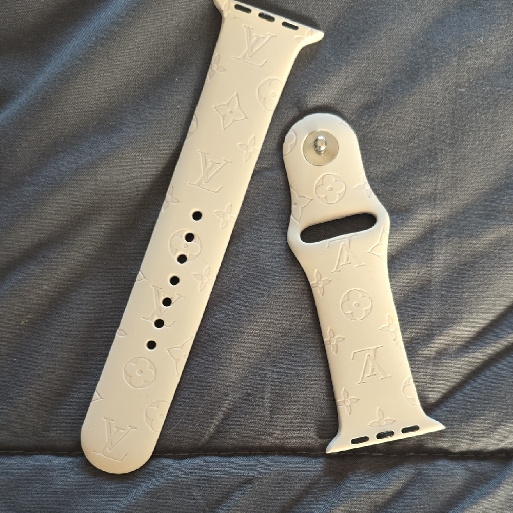 Louis Vuitton Monogram Cream Watch Band